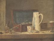 Jean Baptiste Simeon Chardin Smoking Kit with a Drinking Pot (mk05) china oil painting reproduction